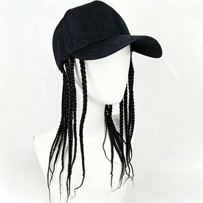 Casquette de Baseball avec Tresses Attachées