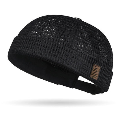 📢⏰🧢 PROMO -50% ! Casquette Légère en Maille Respirante sans Visière – Style Docker, Réglable 55-60 cm (5 Couleurs)