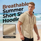 👕Hoodie Homme Été ✅ Lin Respirant | Style Décontracté & Chic 🏖️ -51% 🔥
