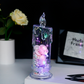 📢⏰🌹 PROMO -50% ! Bougie LED en Forme de Rose – Décoration Romantique, Sans Flamme, Piles (Rose/Bleu/Rouge)