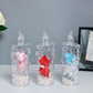 📢⏰🌹 PROMO -50% ! Bougie LED en Forme de Rose – Décoration Romantique, Sans Flamme, Piles (Rose/Bleu/Rouge)