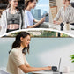 🌀 50% DE RÉDUCTION 💨 Ventilateur pliable à 5 vitesses – Compact, puissant, rechargeable & fraîcheur nomade – Parfait pour le bureau, la maison ou les voyages 🔘