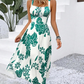 💐50% DE RÉDUCTION ! Robe Trapèze à Bretelles – Fronces au Dos, Tombé Fluide 🌊✨【Offre Flash】