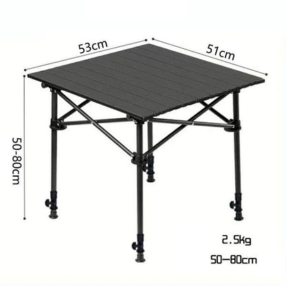 💎Table de camping pliable 🪑 | En acier au carbone ultra-léger, solide et résistante, idéale pour voyager (🔥60 % de réduction🏕️)