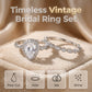 💍 50% DE RÉDUCTION ! ✨ Ensemble de Bagues avec Diamant en Forme de Poire – Vintage, Zircon, Empiable 👑