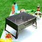 📢🔥⏰ PROMO -50% ! Barbecue Pliable & Portable avec Tiroir et Support – Compact, Inox, pour Camping/Pique-nique (2 Tailles)