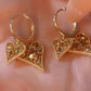 💗💎🔥 PROMO -50% AUJOURD'HUI ! Boucles d’Oreilles Créoles Cœur – Cristaux & Design Double Cœur, Or (Élégantes & Légères)