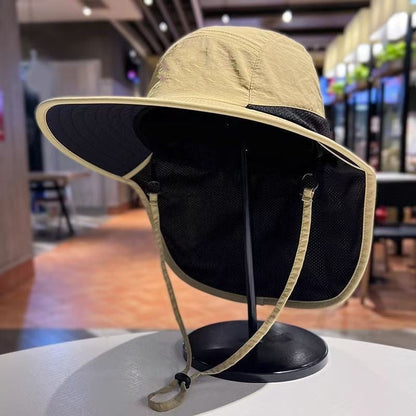 🧢 50 % de Réduction ⏰ Chapeau de pêcheur pliable unisexe – Protection solaire, léger & idéal pour les voyages ☀️