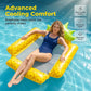 Hamac flottant gonflable pour piscine à motif fruité