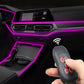 📢⏰🚗 PROMO -50% ! Bande LED Néon d'Ambiance pour Intérieur Voiture – Synchronisation Musicale, Bluetooth, 7 Couleurs (USB 5V)
