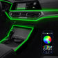 📢⏰🚗 PROMO -50% ! Bande LED Néon d'Ambiance pour Intérieur Voiture – Synchronisation Musicale, Bluetooth, 7 Couleurs (USB 5V)
