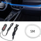 📢⏰🚗 PROMO -50% ! Bande LED Néon d'Ambiance pour Intérieur Voiture – Synchronisation Musicale, Bluetooth, 7 Couleurs (USB 5V)