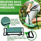 Tabouret de Jardinage Pliable 2-en-1 : Siège et Agenouilloir Confort