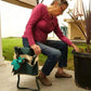 Tabouret de Jardinage Pliable 2-en-1 : Siège et Agenouilloir Confort