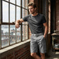 Short cargo classique pour homme avec poches