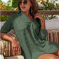 Chemise décontractée oversize en mousseline jacquard pour femme