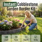 Bordure de Jardin en Pavés - Kit de 5M à Pose Facile