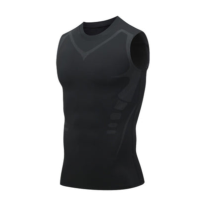 👔 PROMO LIMITÉE 50% DE RÉDUCTION ! ✨ Gilet de Mise en Forme – Ionique, Compression, Homme, Léger ✨
