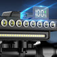 🔦 50 % DE RÉDUCTION !✨Phare de vélo rechargeable à 28 LED avec klaxon