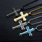 Collier Croix du Notre Père pour homme