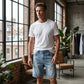 📢📢50 % DE RÉDUCTION !! ⏰Short en jean décontracté à la coupe ample pour homme