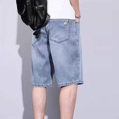 📢📢50 % DE RÉDUCTION !! ⏰Short en jean décontracté à la coupe ample pour homme
