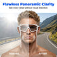 🕶️🚴 PROMO FLASH 50% ! Lunettes de Sport Photochromiques – UV400, Verres Gris Auto-Assombrissants, Monture PC Léger, Design Anti-Vent, 3 Couleurs (145×56mm) ⚡