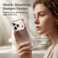 Coque de téléphone scintillante avec protection de l’appareil photo