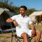 Ensemble d'été deux pièces pour homme, composé d'un polo et d'un short
