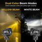 🛵 PROMO LIMITÉE 50% DE RÉDUCTION ! ✨ Projecteur LED Bicolore pour Moto – IP68, Ultra-Lumineux ✨