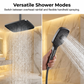🥳SOLDES 2026🥳💞50K+ VENDUS !💧🌙 -50 % ! Système de douche à affichage numérique – ciel étoilé LED, tablette intégrée. 4 modes de jet, corps en alliage. Un spa à domicile. ✨🚿