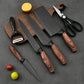 Set de 6 Couteaux de Cuisine Antiadhésifs