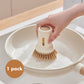 📢📢40 % DE RÉDUCTION !! ⏰Ensemble de brosses à casserole pivotables à suspendre – Brosses de nettoyage facile pour casseroles, poêles et éviers