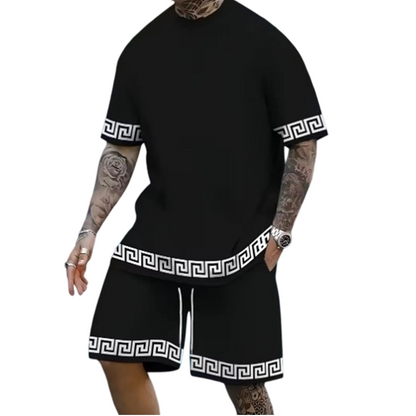 ☀️Nouvelle Arrivée✨Ensemble débardager à col rond et short respirant