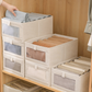 👕 50% RABATT! 🧺 Faltbarer Schubladen-Organizer – Platzsparend & für Hemden, Hosen & Accessoires ✨