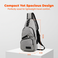 Sac bandoulière sport multifonction pour extérieur