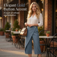 👖 Pantalon court décontracté en patchwork pour femme – Tendance, léger & parfait pour l'été 🌸