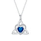 ⏳Spécial à durée limitée⏰Collier avec pendentif en forme de cœur et nœud celtique💎📿