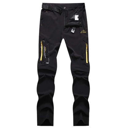 🏔️👖 PROMO FLASH 50% ! Pantalon de Randonnée Convertible 2-en-1 Homme – Tissu Respirant, Jambes Détachables, Poches Zippées, Ceinture Incluse ⛰️