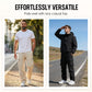 👖 50 % DE RÉDUCTION EN CE MOMENT ! 🛠️ Pantalon stretch pour homme avec poches – Poches multiples et taille à cordon – Pantalon droit décontracté – Idéal pour le travail, les voyages ou les journées actives 🏃‍♂️