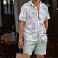 Ensemble 2 pièces chemise hawaïenne et short pour homme