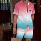 Ensemble 2 pièces chemise hawaïenne et short pour homme
