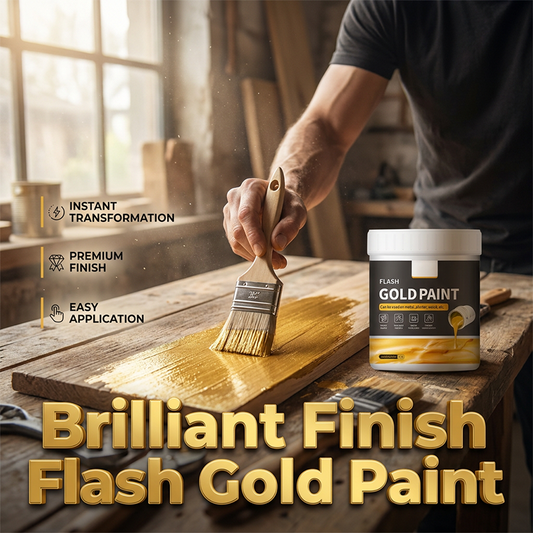 Peinture dorée scintillante multi-usages à base d’eau
