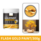 Peinture dorée scintillante multi-usages à base d’eau