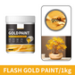Peinture dorée scintillante multi-usages à base d’eau