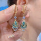 📢📢50 % DE RÉDUCTION !! ⏰Boucles d'oreilles créoles pendantes bleu ciel
