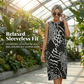 🔥50 % de réduction jusqu'à épuisement des stocks !🎉💃Robe longue sans manches en patchwork à motif léopard