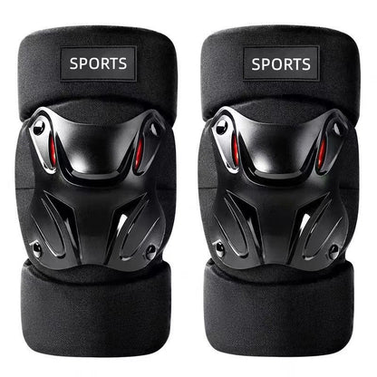 📢🛡️ PROMO FLASH 50% ! Lot Protège-Genoux & Coudes pour Moto/VTT/BMX – Coque Rigide PE, Rembourrage HD, Réglable, Respirant, 2 Tailles, Sécurité Maximale 🏍️