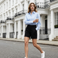 👖 50% DE RÉDUCTION ✨ Short femme taille haute effet ventre plat – Tissu extensible quadri-directionnel & poches – Texture ultra-douce, parfait pour le sport ou le quotidien – confort et maintien 🏃‍♀️