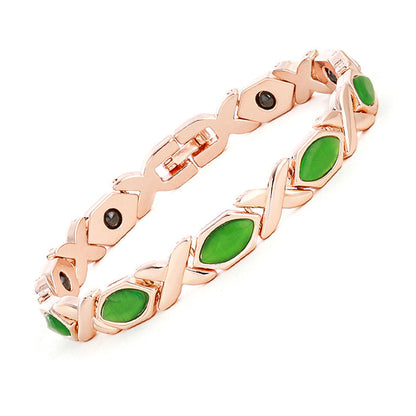 📢📢50 % DE RÉDUCTION !! ⏰Bracelet magnétique Croix et Œil-de-chat